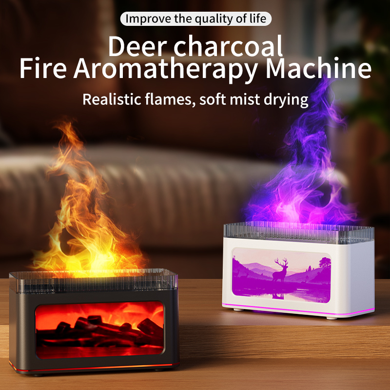 Home Fragrance Mist - Simulation 3D Fireplace Aroma Diffuser, Home