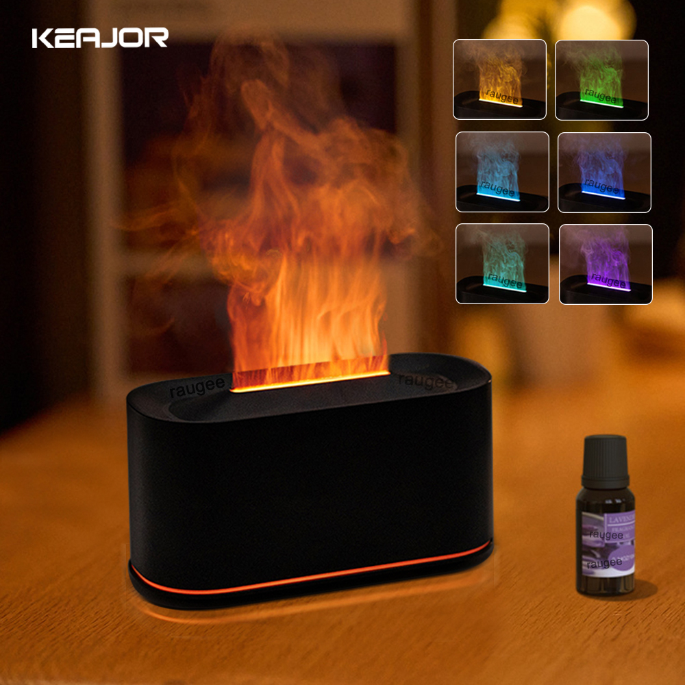 Home Fragrance Mist - Aroma Humidifier Flame Essential Oils Diffuser