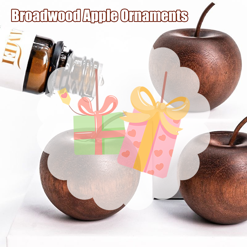 Home Fragrance Oils For Diffusers - 1PCS Of Wooden Apple Shaped Essential