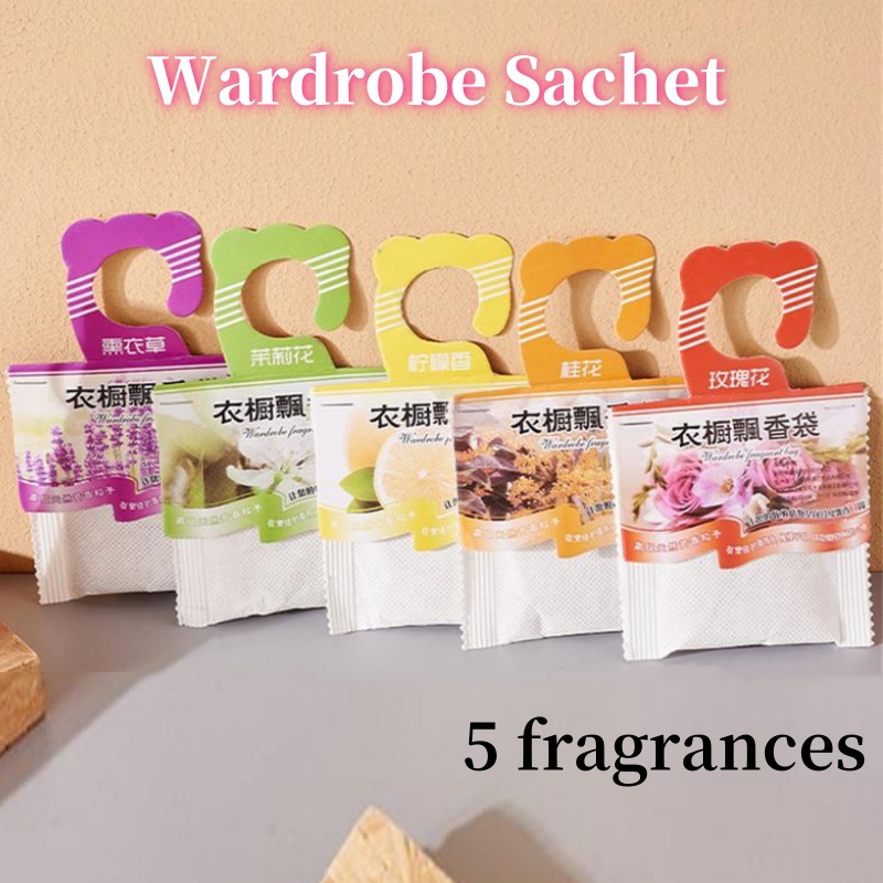 Home Fragrance Verbena - 5pcs Wardrobe Fragrance Sachets Smell Incense