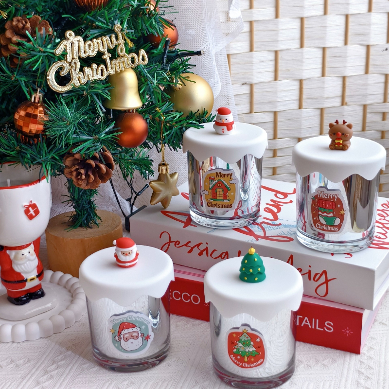 Home Fragrance Vanilla Scented Candle - Y Santa Claus Scented Candles Soybean