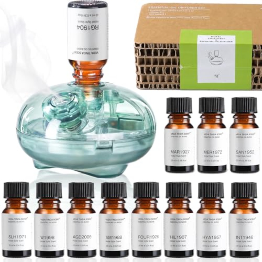 Home Fragrance Hotel - Waterless Diffuser with 12 Pack Hotel