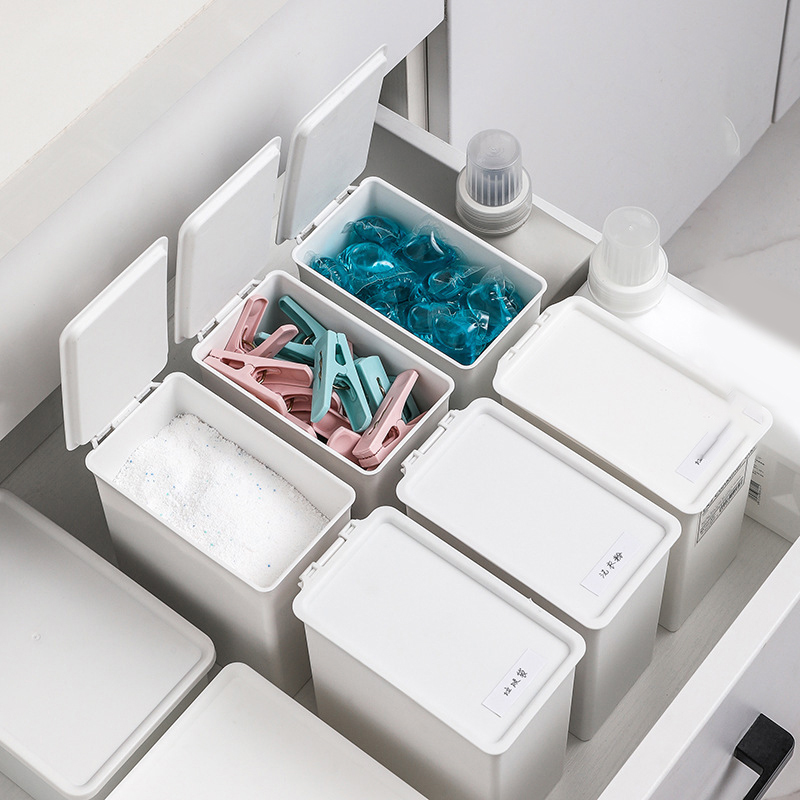White Laundry Room Storage Box - Scent Booster Bead recensione e prezzo