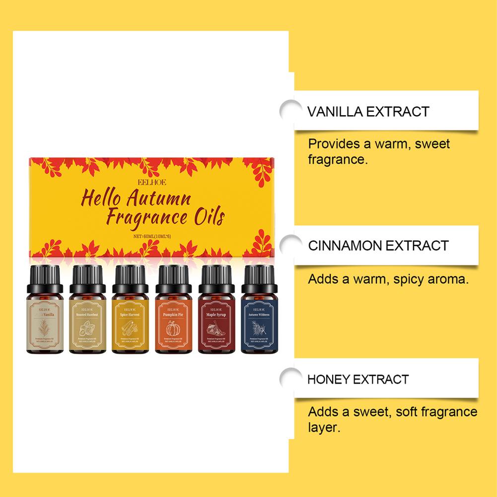 6x10ml Autumn Diffuser Fragran - Home Fragrance Vanilla Scented Candle recensione e prezzo