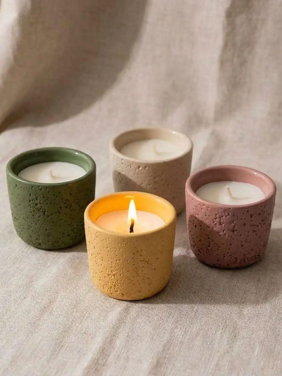 Scented Candle In Concrete Cup - Home Fragrance Usa recensione e prezzo