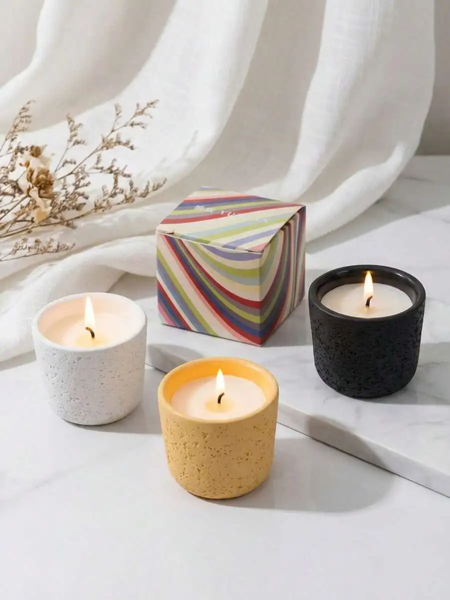 Scented Candle In Concrete Cup - Home Fragrance Usa recensione e prezzo
