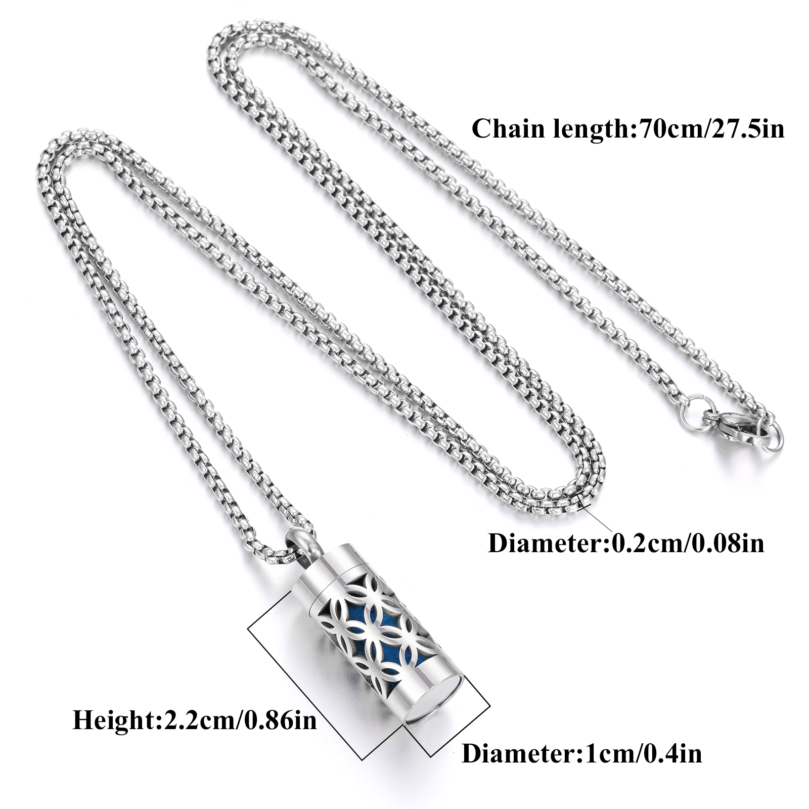 New Stainless Steel Aromathera - Diffuser Necklace Locket recensione e prezzo