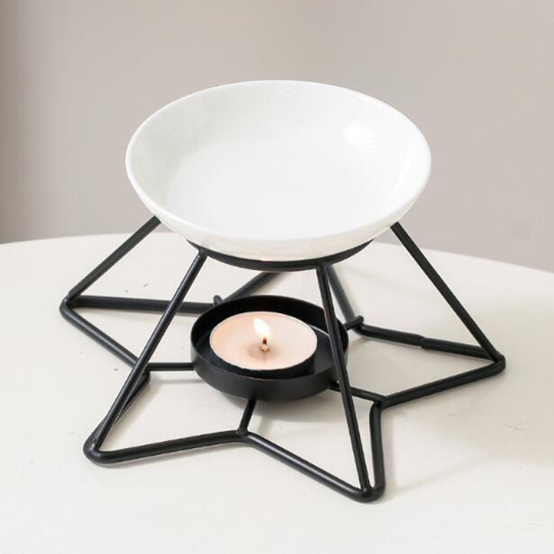 Metal Star Rack Ceramic Bowl A - Home Fragrance Oil Burner recensione e prezzo