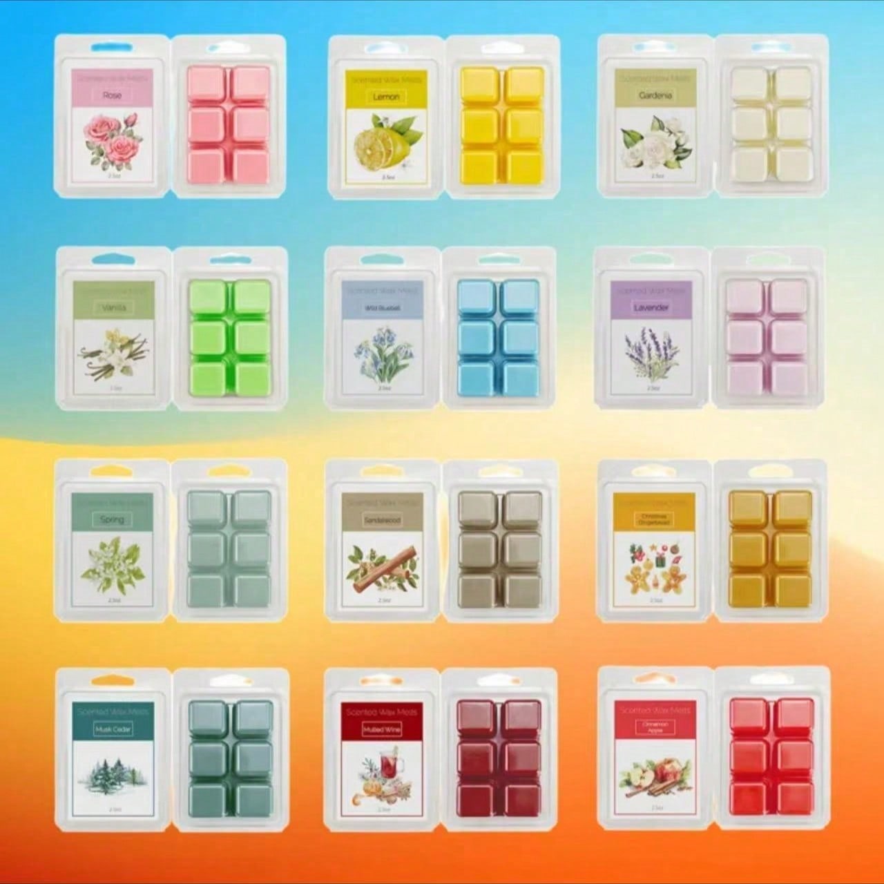 Scented Wax Melts Set, 8 Assor - Home Fragrance Vanilla Scented Candle recensione e prezzo