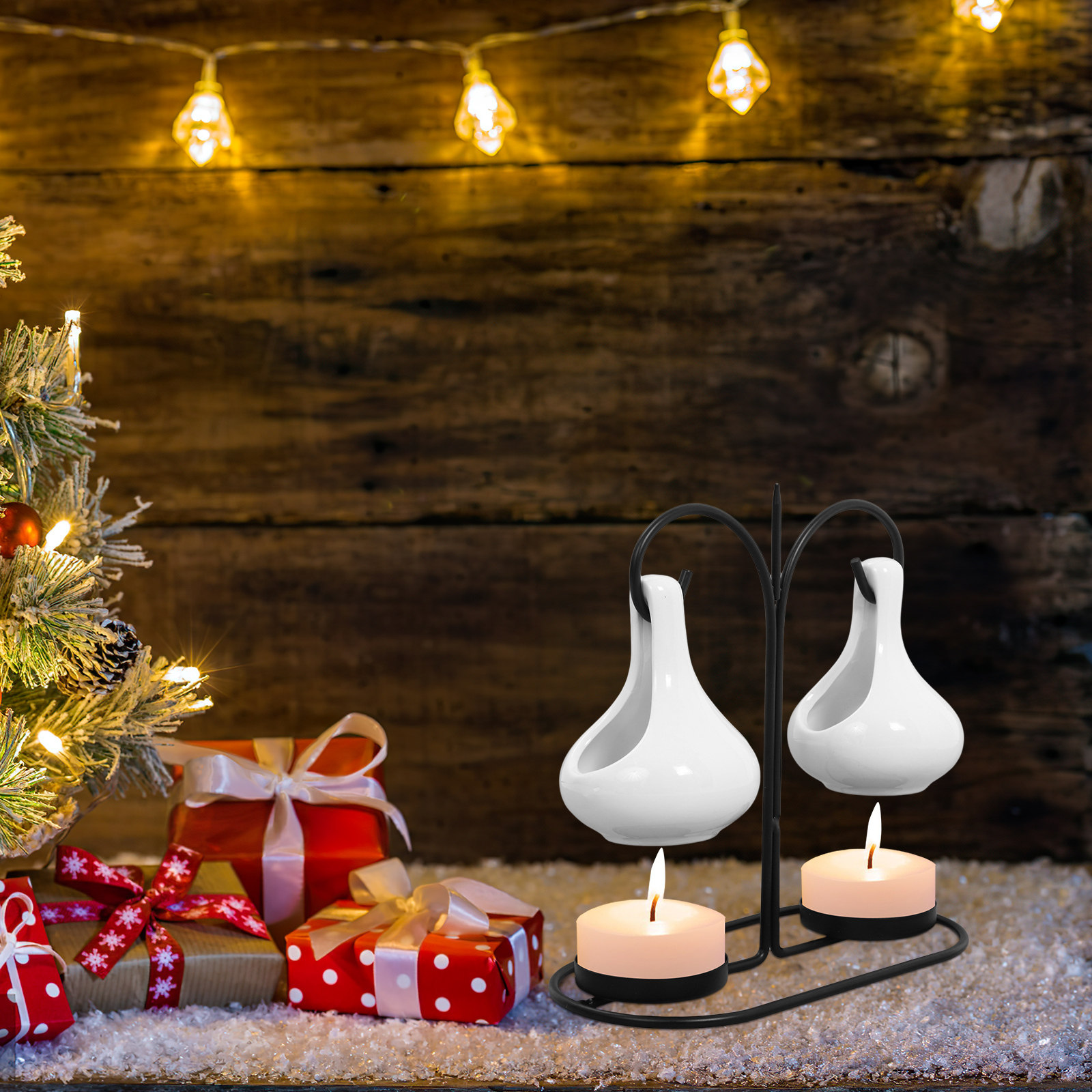 1Set Ceramic Dual Hanging Esse - Home Fragrance Oil Burner recensione e prezzo