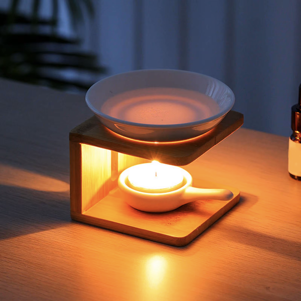 Bamboo Ceramic Essential Oil B - Home Fragrance Oil Burner recensione e prezzo