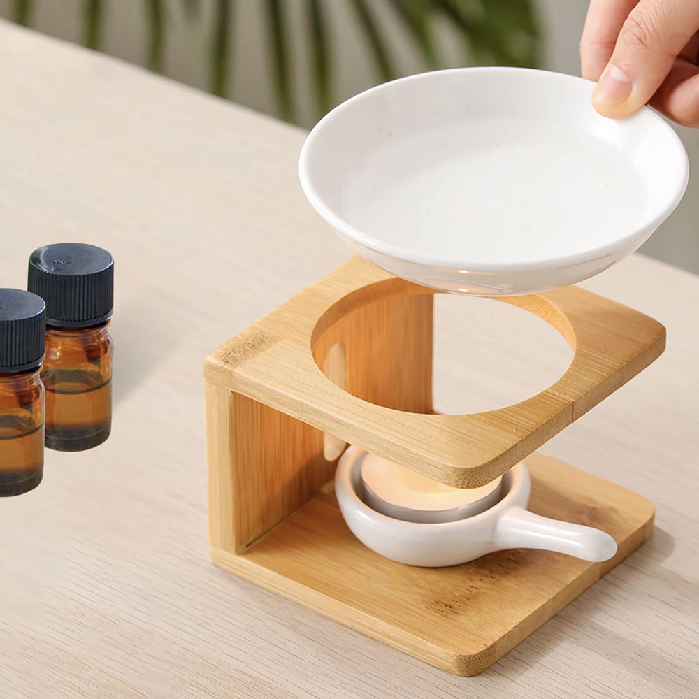 Bamboo Ceramic Essential Oil B - Home Fragrance Oil Burner recensione e prezzo