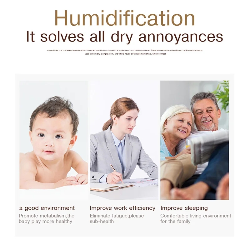 Home Wood Grain Air Humidifier - Home Fragrance Mist recensione e prezzo