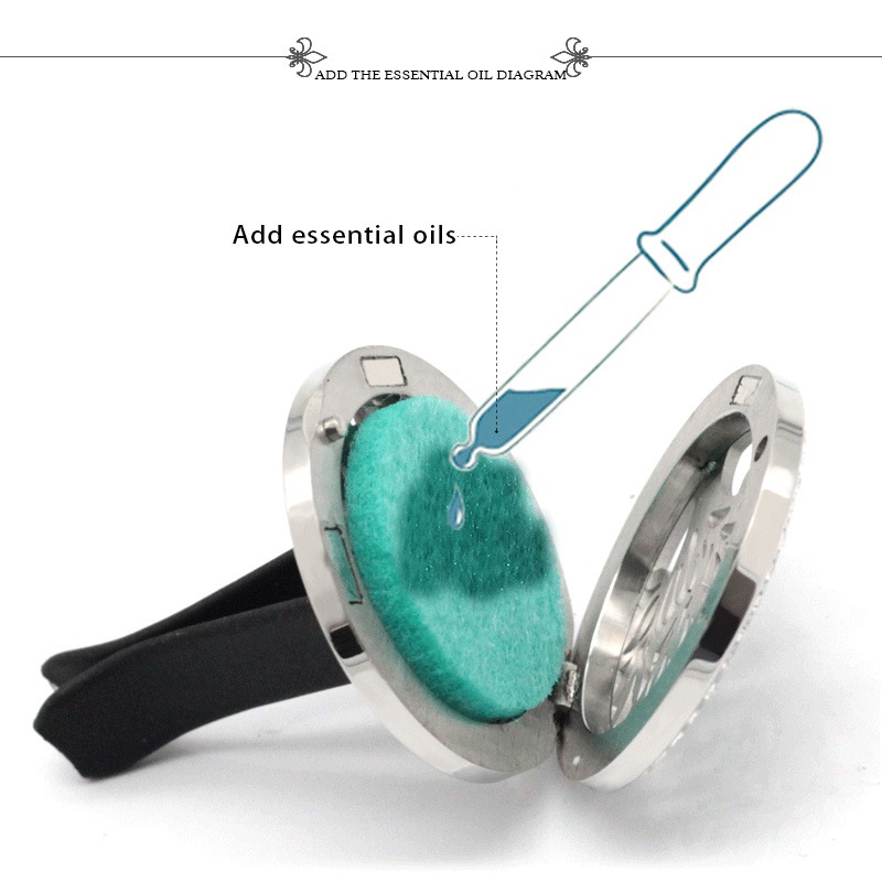 New Car Aromatherapy Tree Of L - Diffuser Necklace Locket recensione e prezzo