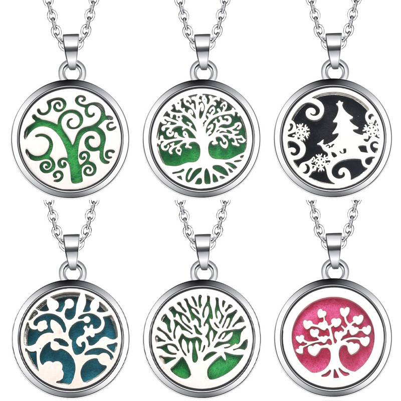 Tree Of Life Aroma Box Necklac - Diffuser Necklace Locket recensione e prezzo