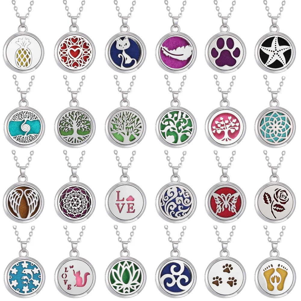 10pcs/lot Aromatherapy Stainle - Diffuser Necklace Locket recensione e prezzo