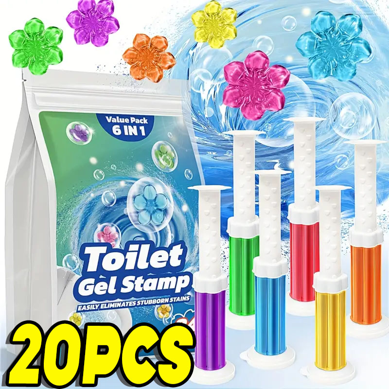1/20pcs Flower Toilet Cleaner  - Gel Air Freshener recensione e prezzo