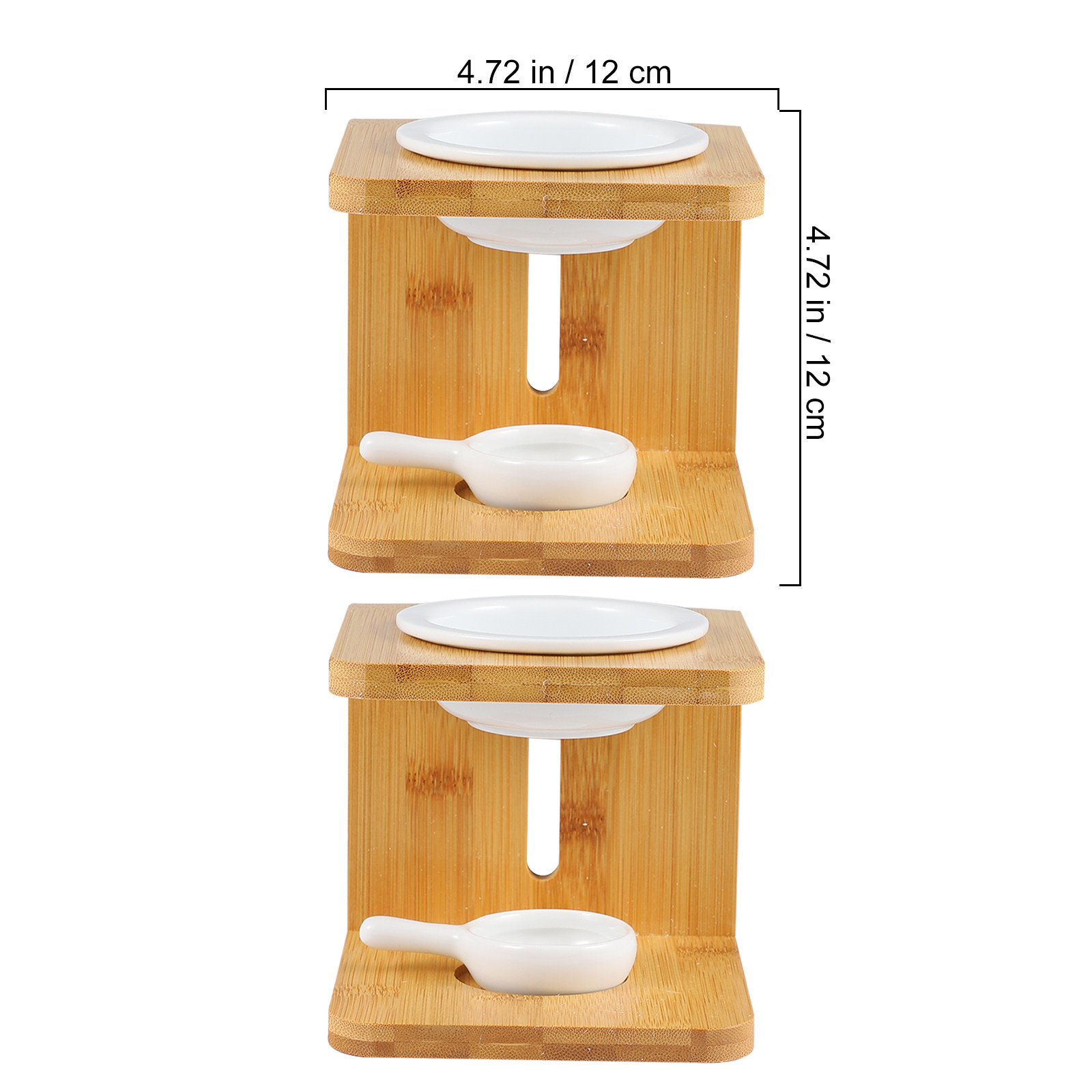 2Sets Bamboo Incense Burner Ec - Home Fragrance Oil Burner recensione e prezzo