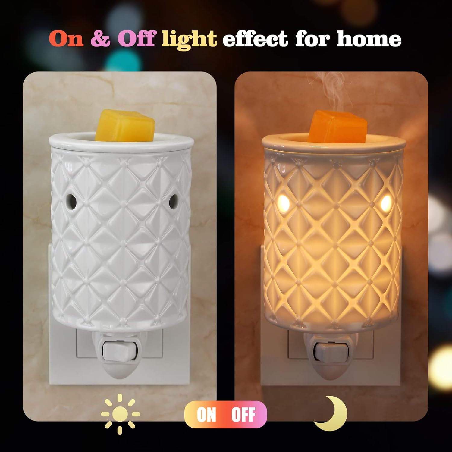 Plug in Wax Melt Warmer, Ceram - Home Fragrance Oil Burner recensione e prezzo