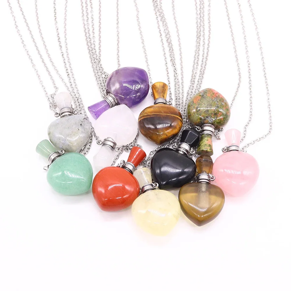 Natural Stone Perfume Bottle N - Diffuser Necklace Locket recensione e prezzo