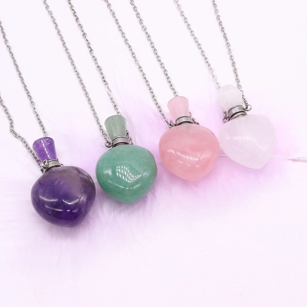 Natural Stone Perfume Bottle N - Diffuser Necklace Locket recensione e prezzo