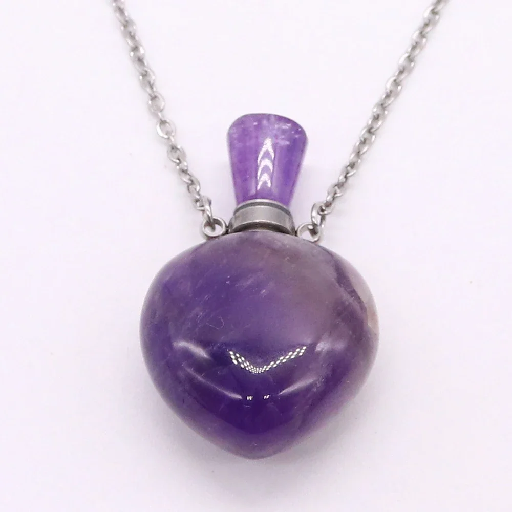 Natural Stone Perfume Bottle N - Diffuser Necklace Locket recensione e prezzo